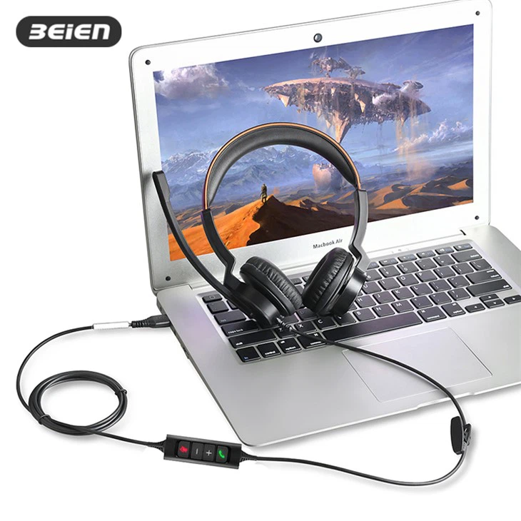 Study USB C Over Ear Headset With Mic high quality