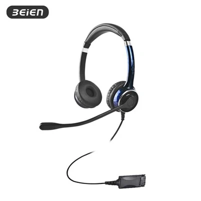 Dual Ear Call Center Headset pikakatkaisulla