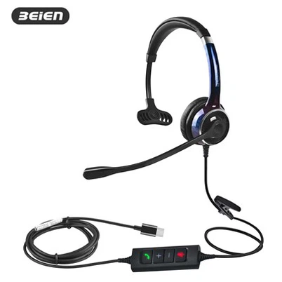 USB{0}}C-melua vaimentavat kuulokkeet kannettavalle tietokoneelle