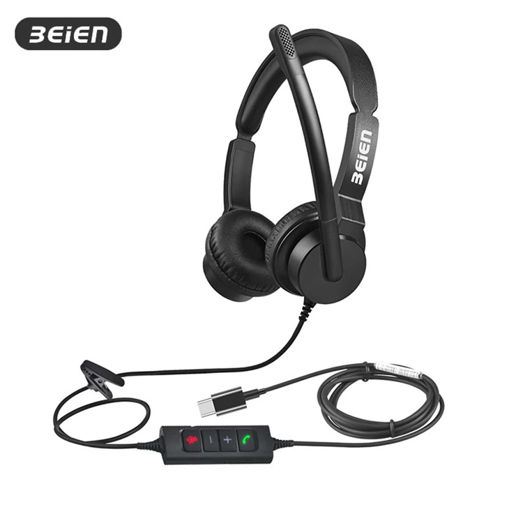 Study USB C Over Ear -kuulokemikrofonilla